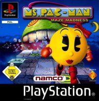 Ms. Pac-Man Maze Madness Playstation  box art